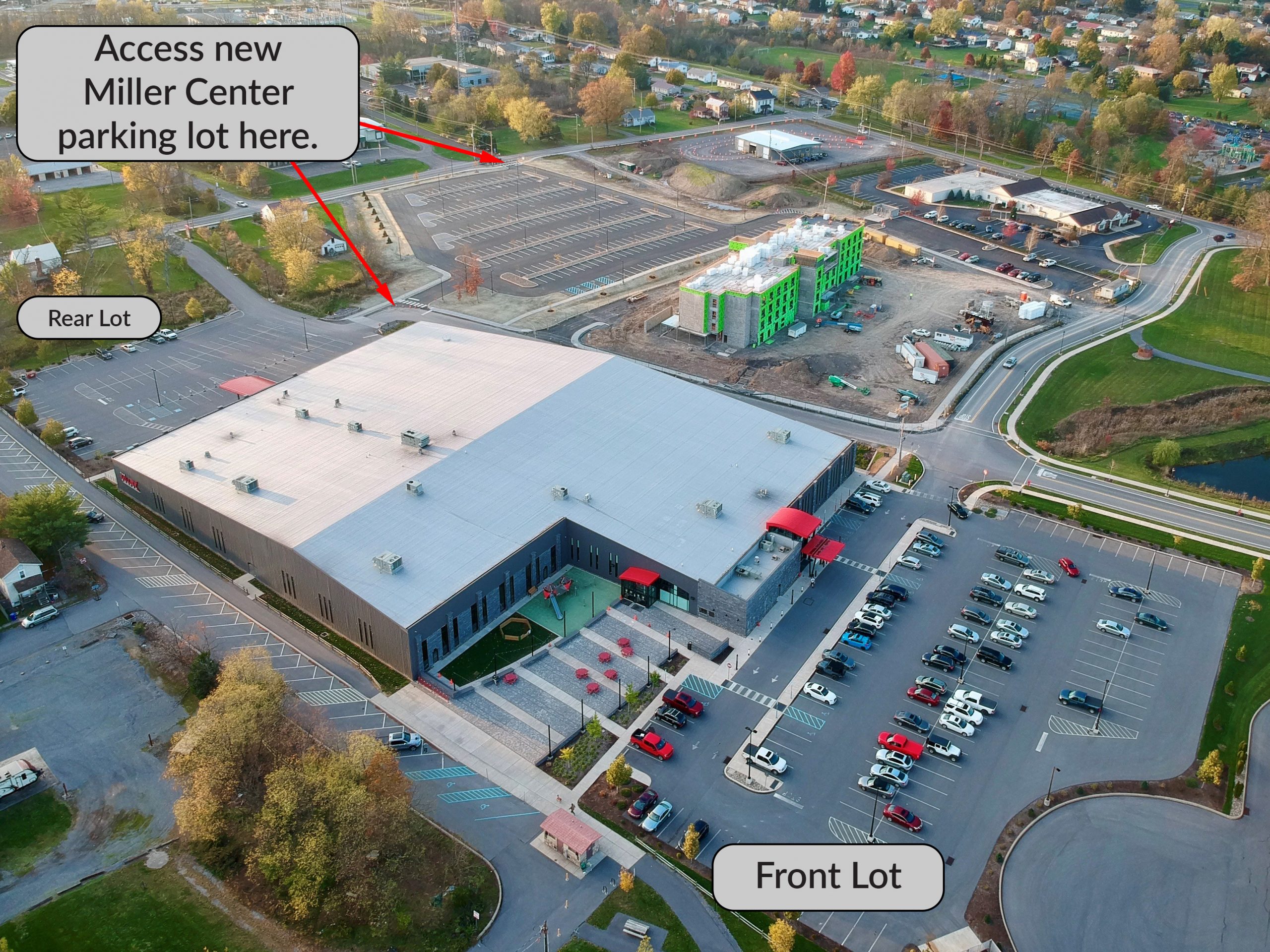 Parking The Lewisburg YMCA at the Miller Center
